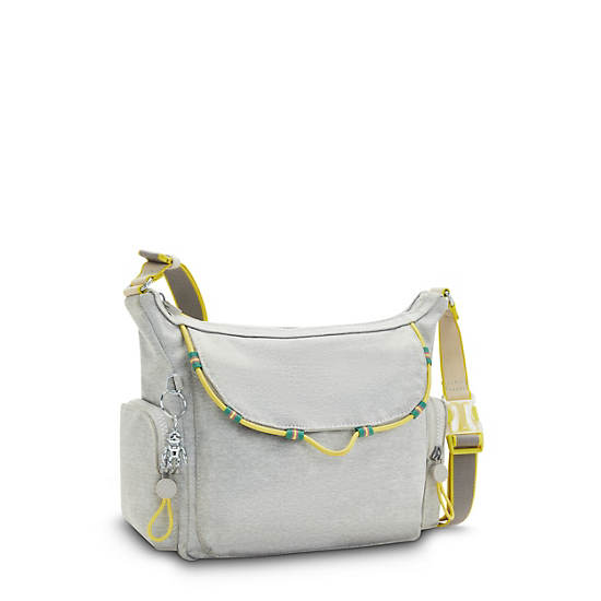 Torba Crossbody Kipling Gabbie Small Srebrne | PL 2087JP